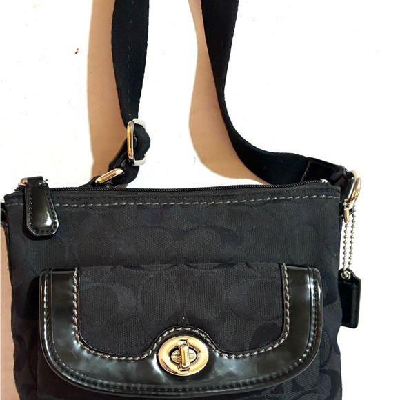 Coach CC signature print canvas crossbody handbag - Picture 4 of 8